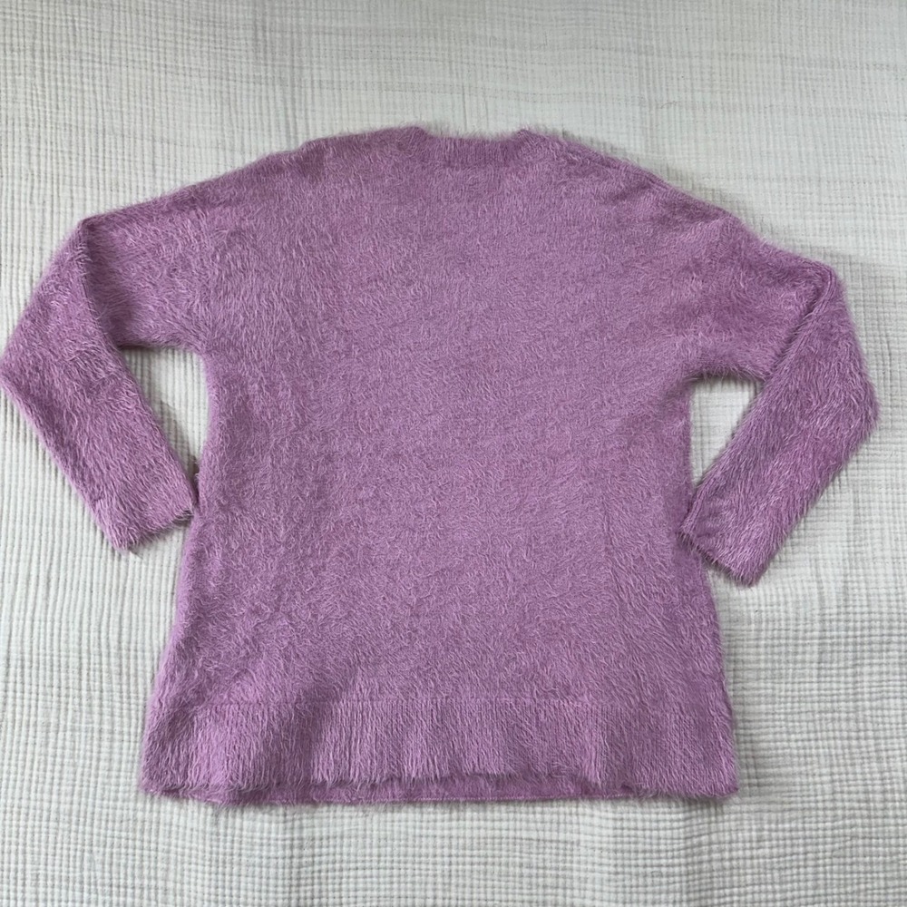 Show Me Your Mumu Womens Pink Long Sleeve V-Neck Pullover cozy forever Sweater M - Picture 7 of 9